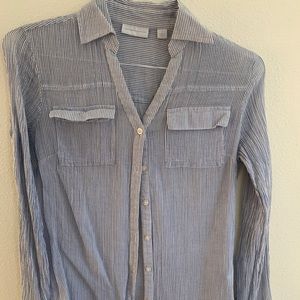 NY&Co Button down striped shirt